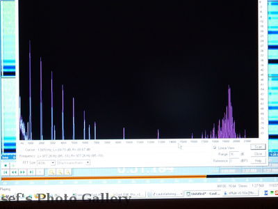 Spektrum Ã¼ber Filter
