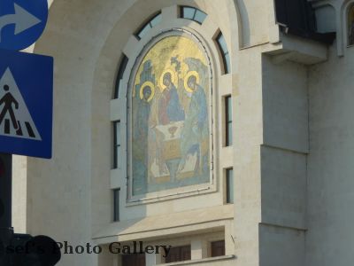 SiebenbÃ¼rgen
23.07.
Sibiu, Kirche im Detail
Schlüsselwörter: Fahrt